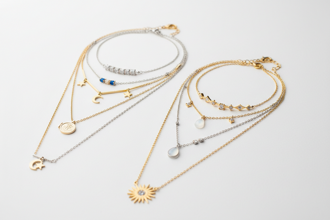 Necklace Sets, Ring Stacks & Arm Cuffs