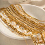 Chain Cross Double Layer Daity Anklet