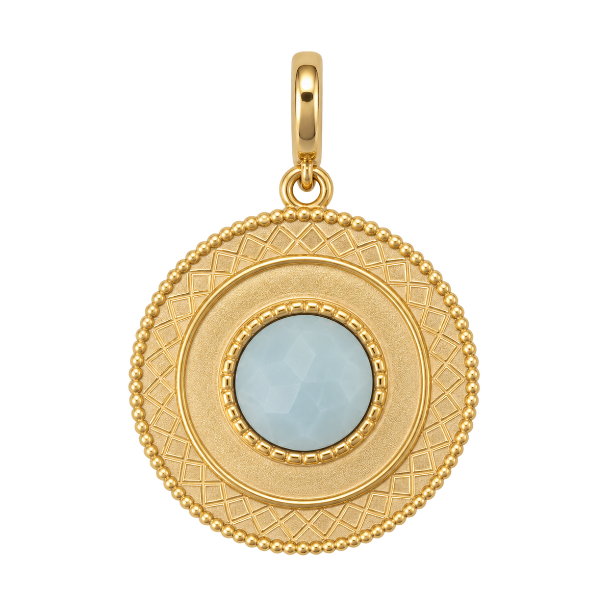 Attachable gold charm pendants