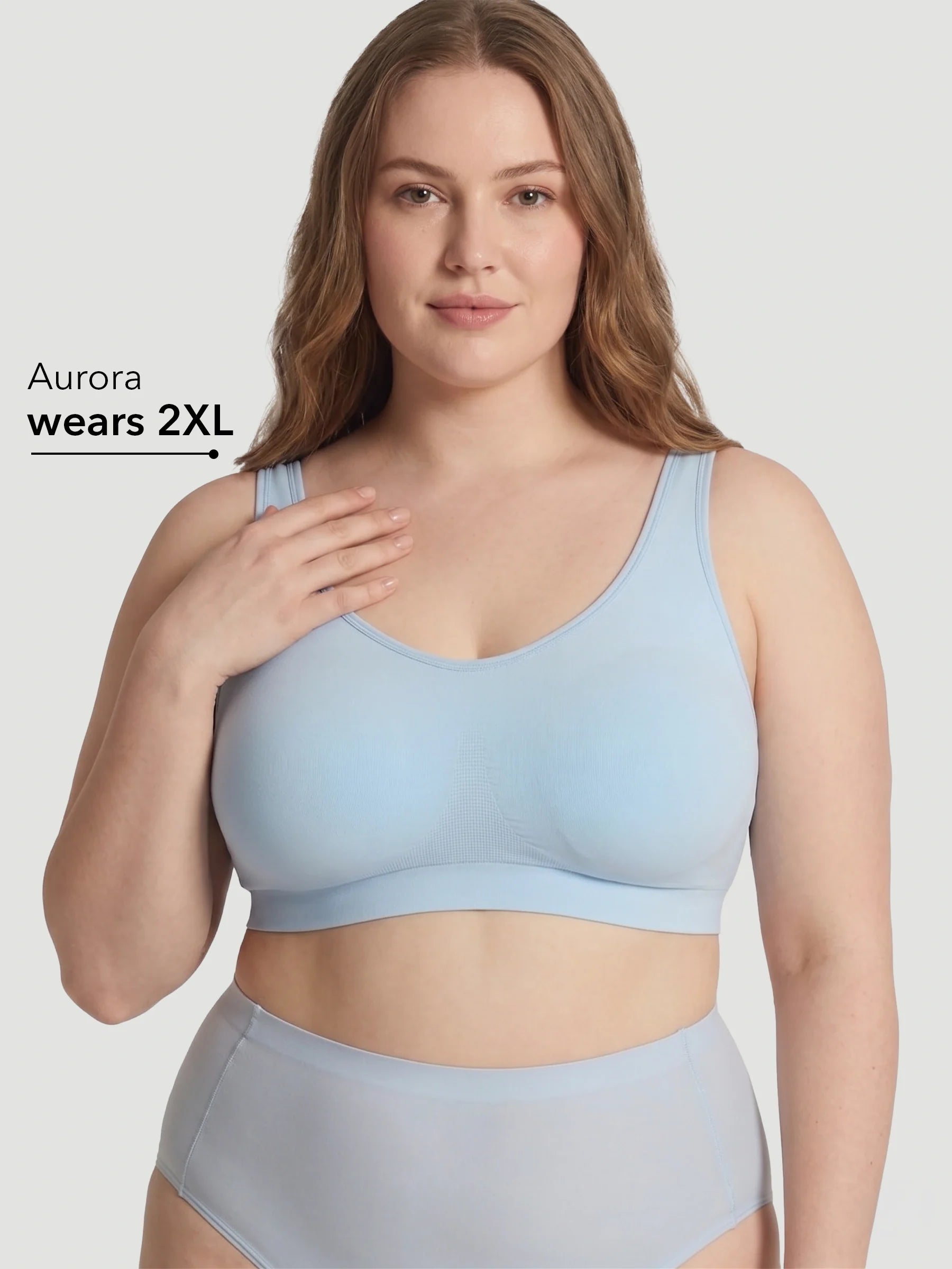 Wire Free Shaper Bra (Cups A-FF) + FREE Bra Extender