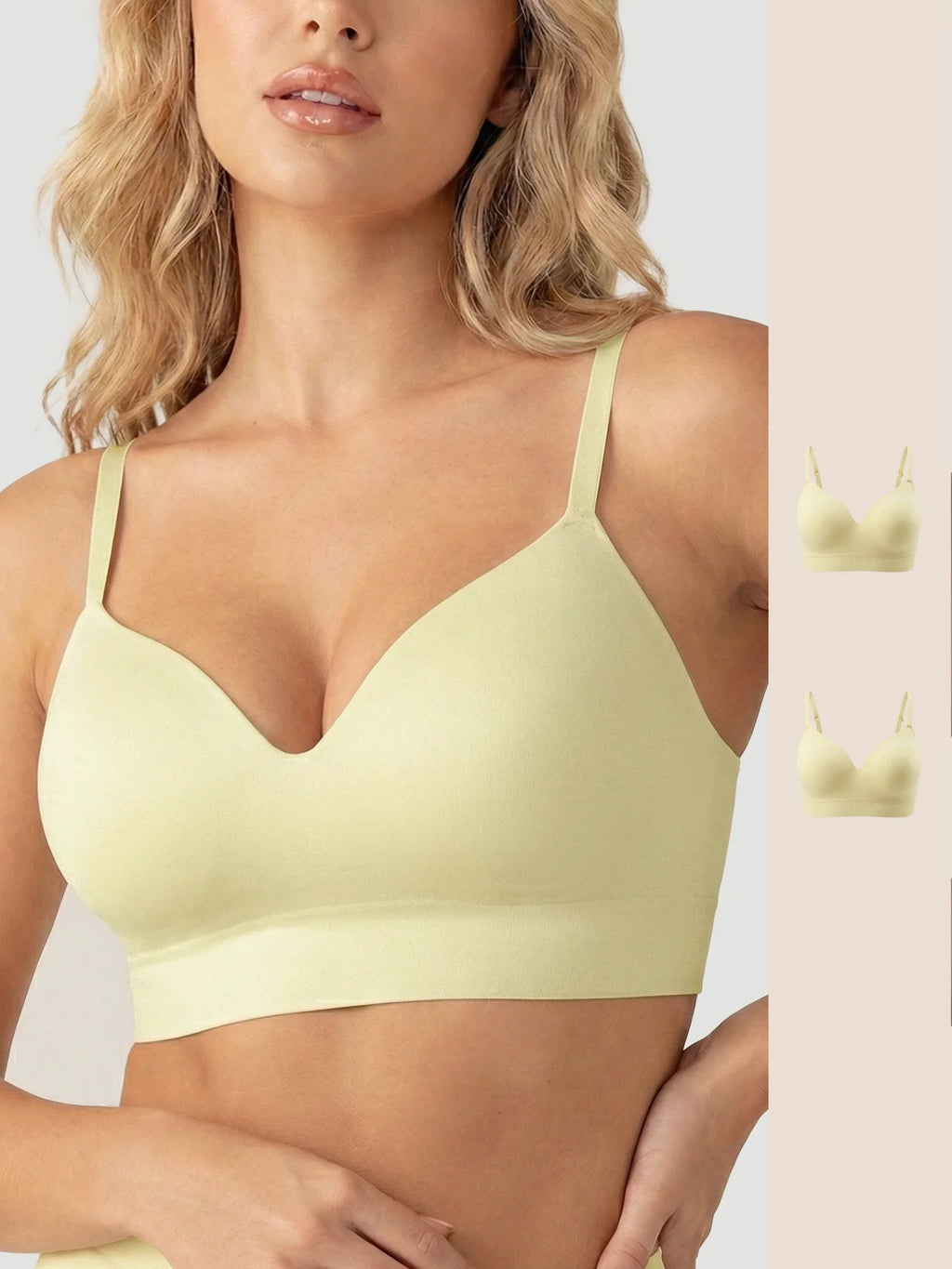 2-Pack Ultimate Comfort Wireless Support Bra