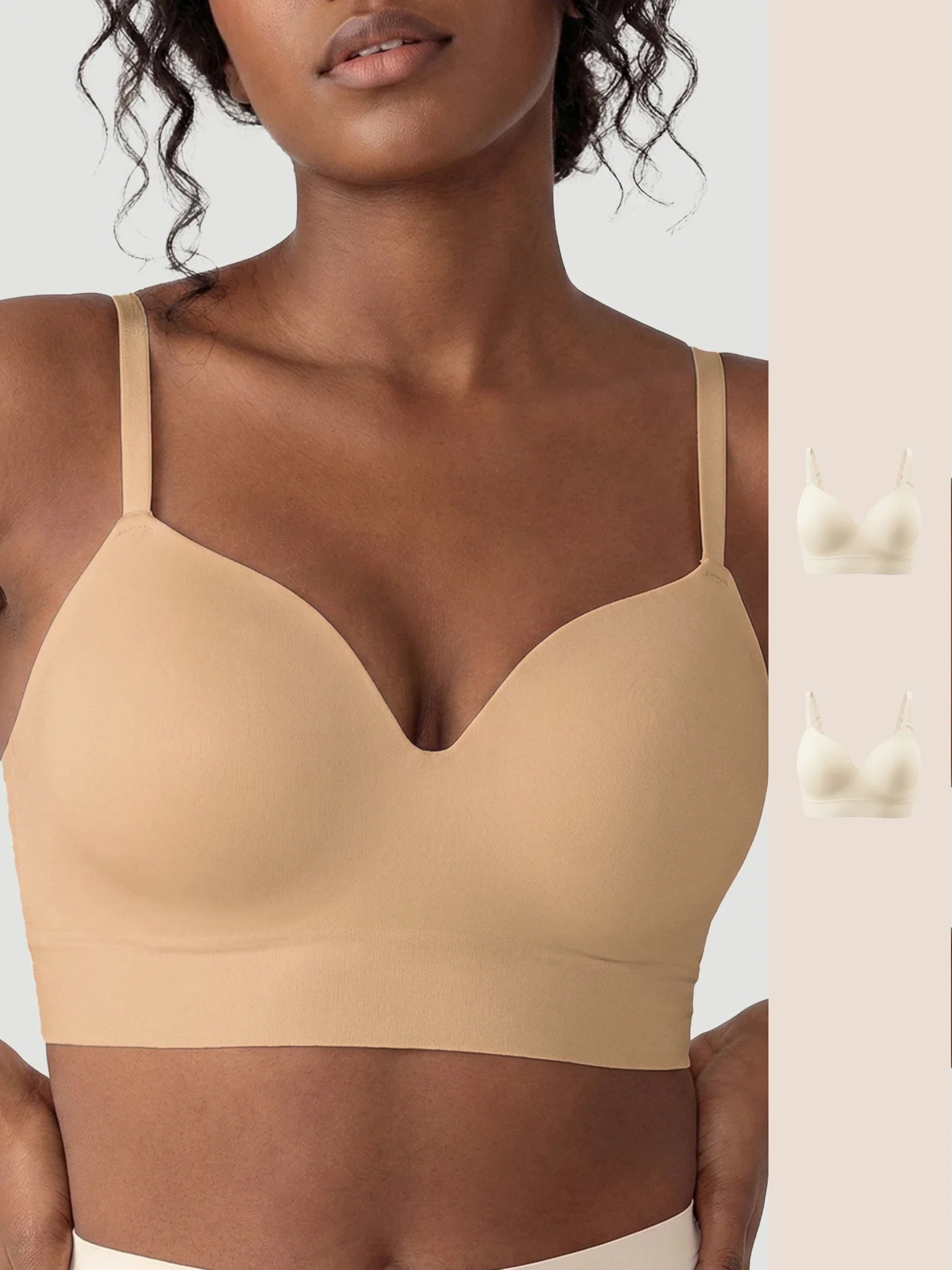 2-Pack Ultimate Comfort Wireless Support Bra