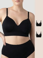 2-Pack Ultimate Comfort Wireless Support Bra
