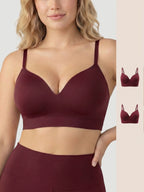 2-Pack Ultimate Comfort Wireless Support Bra