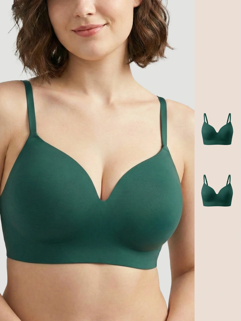 2-Pack Ultimate Comfort Wireless Support Bra