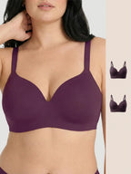 2-Pack Ultimate Comfort Wireless Support Bra