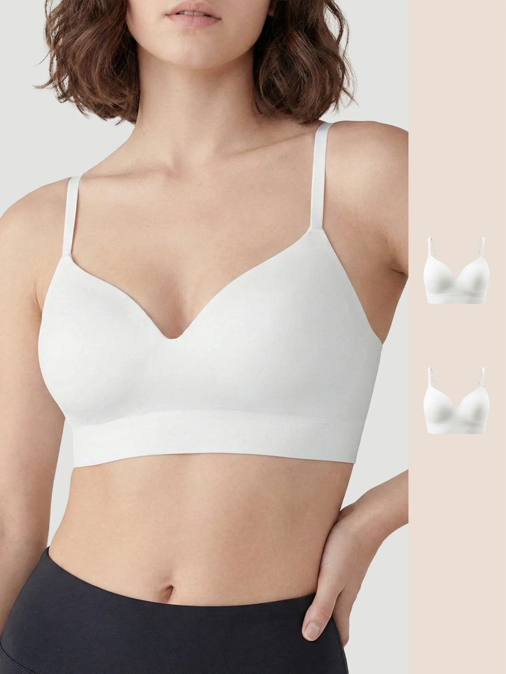 2-Pack Ultimate Comfort Wireless Support Bra