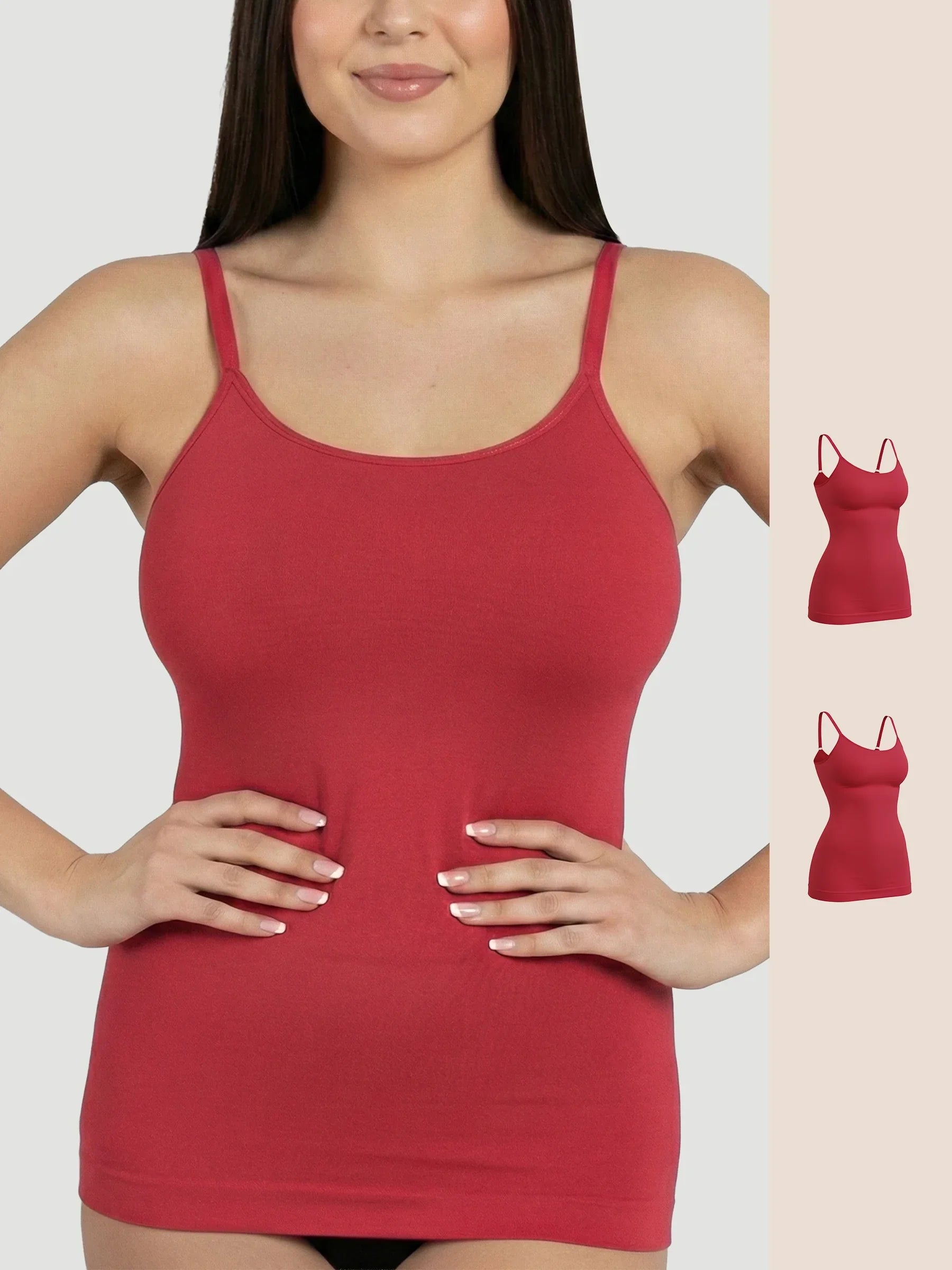 2-Pack Every Day Shaping Scoop Neck Cami