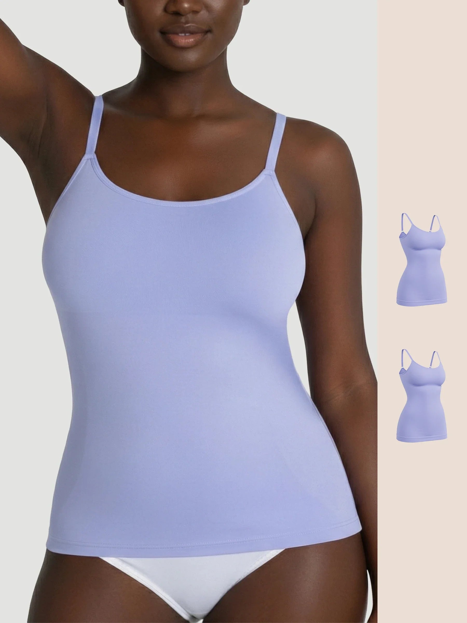 2-Pack Every Day Shaping Scoop Neck Cami