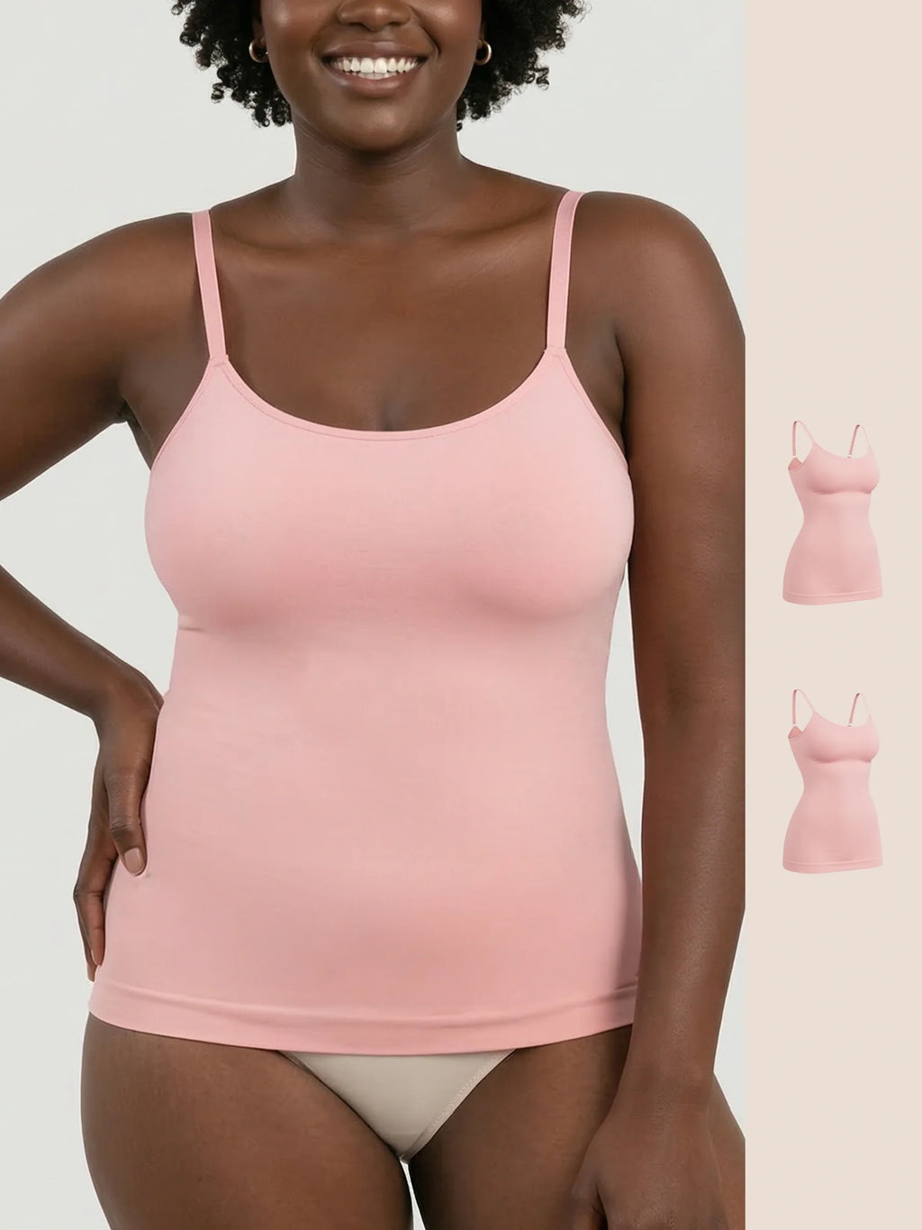 2-Pack Every Day Shaping Scoop Neck Cami
