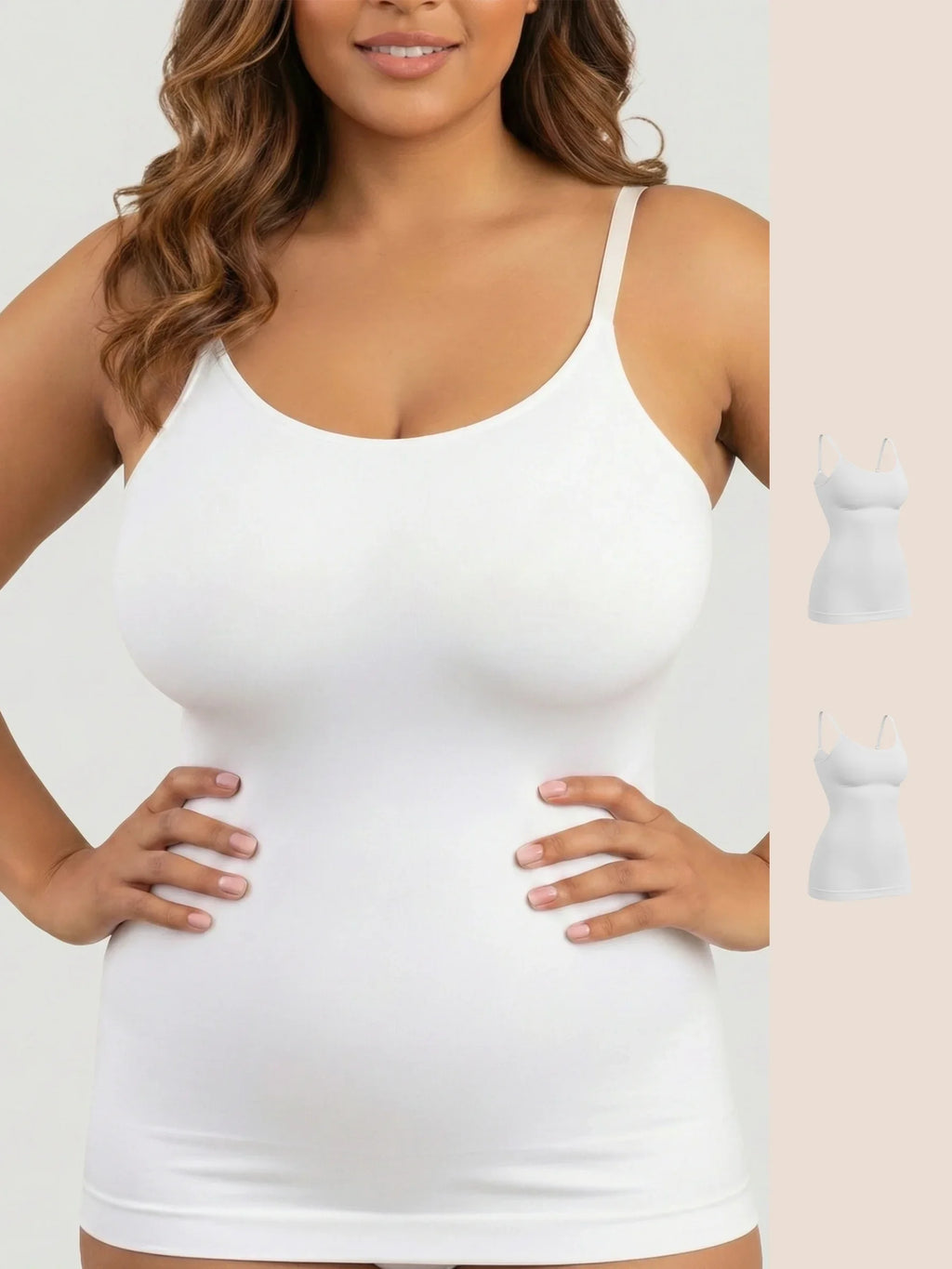 2-Pack Every Day Shaping Scoop Neck Cami