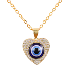 Evil Eye Locket  Necklace