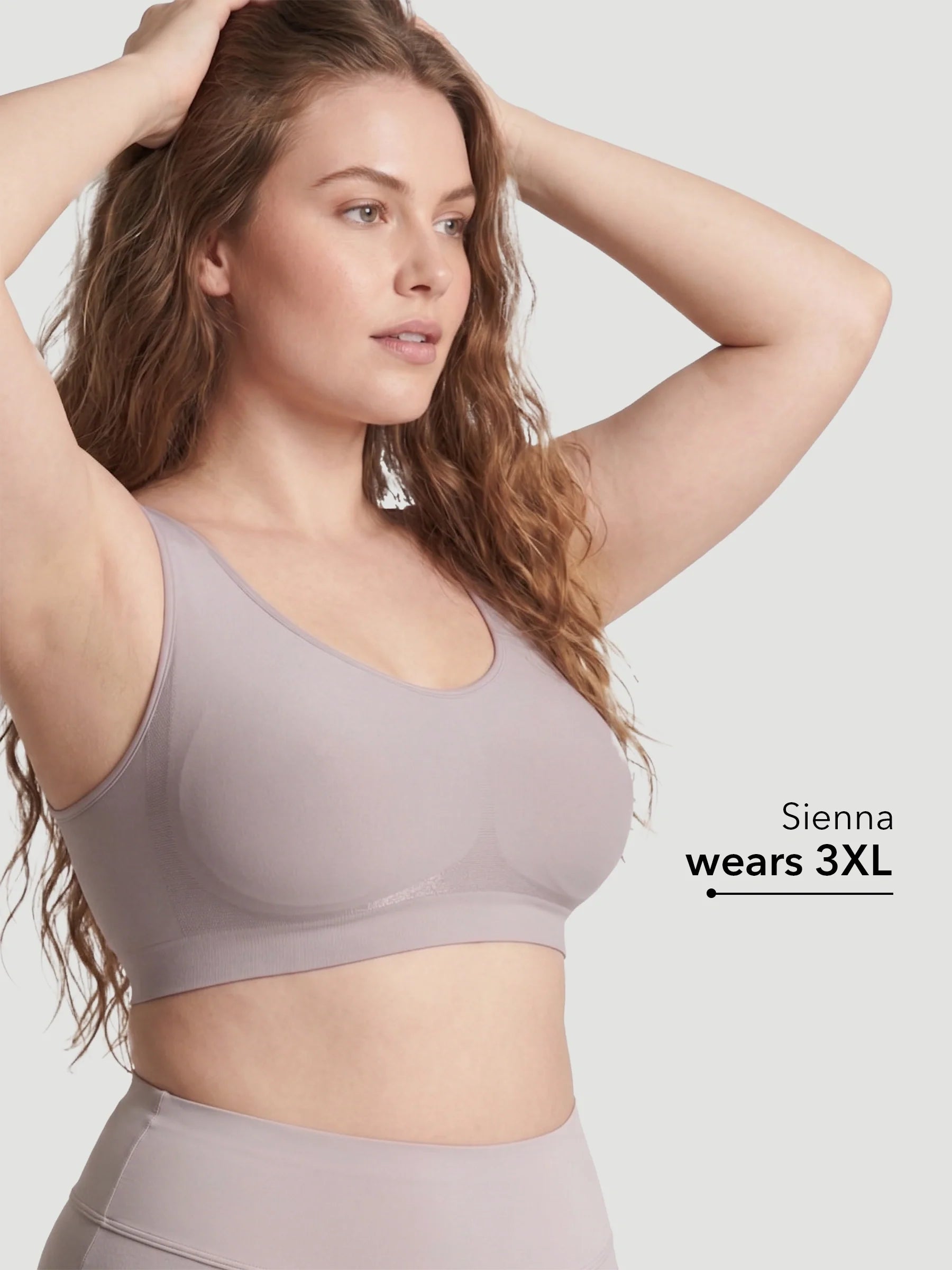 Adjustable Wire Free Shaper Bra (Cups A-FF) + FREE Bra Extender