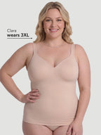 2-Pack Ultimate Comfort Built-In Bra Shaper Cami