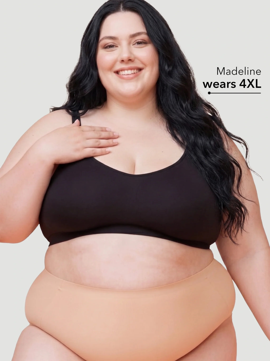 Adjustable Wire Free Shaper Bra (Cups A-FF) + FREE Bra Extender