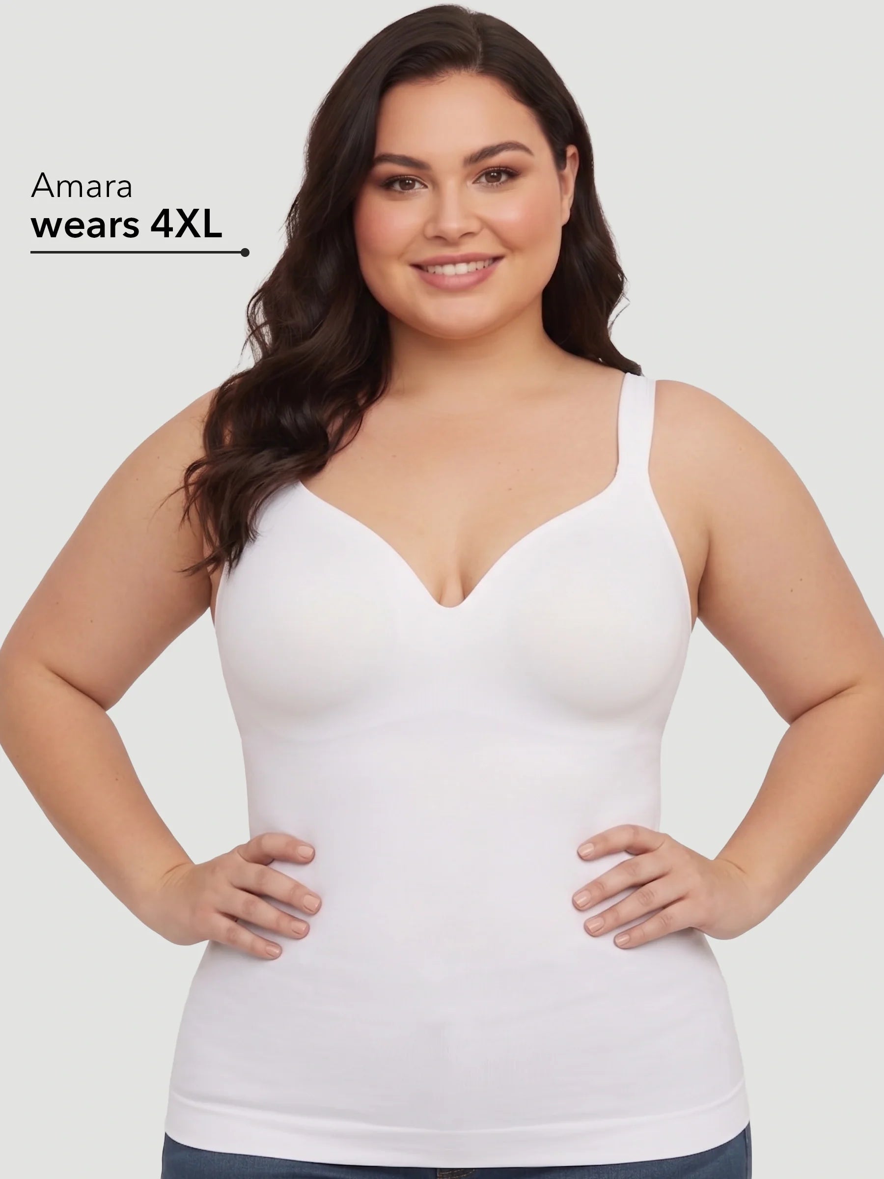 2-Pack Ultimate Comfort Built-In Bra Shaper Cami
