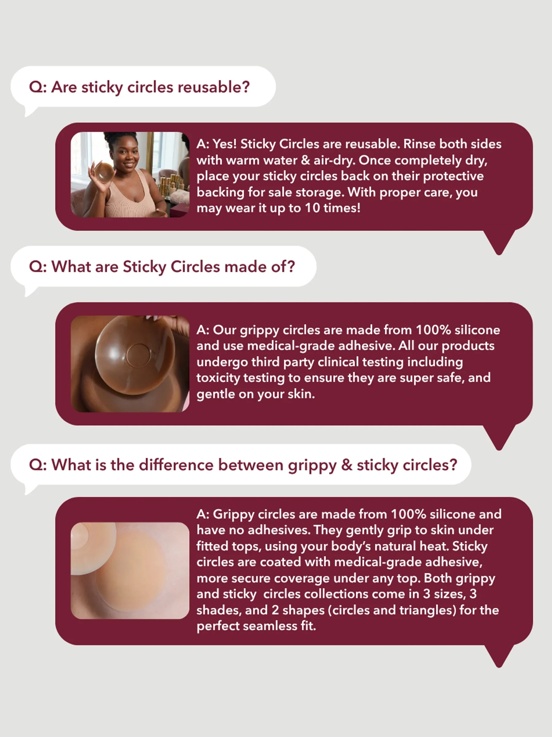 Circles Combo Nipple Covers Set