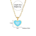 Colorful Enamel Angel Dragonfly Pendant Necklaces 18K Gold Plated Stainless Steel Jewelry Set