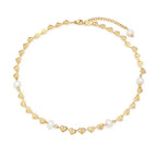 Wholesale Fashion Gold Plated Necklace Set Tarnish Free Jewelry Enamel Stainless Steel Pendant Necklace