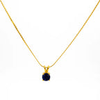 Stainless Steel Birthstone Charm Jewelry China Wholesale 12 Month Colorful Rhinestone Pendant Necklace Pendant