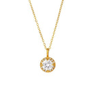 2024 Jewelry Trends Shining Zircon Pendant Necklace Colorful Christmas Jewelry Gift for Women