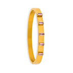 Waterproof Stainless Steel Gold Plated Cz Zircon Cuff Bangle for Women Minimalist Stacking Bracelets Christmas Jewelry