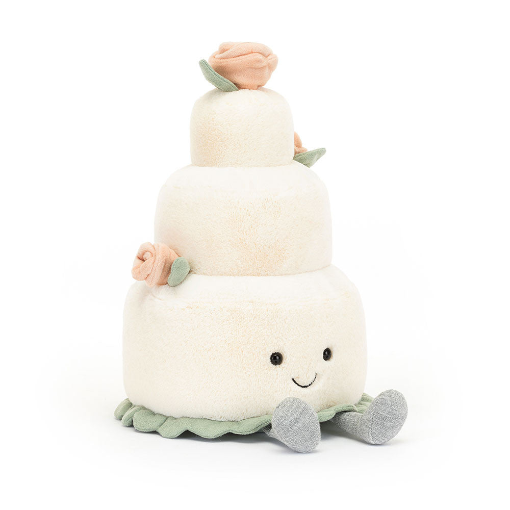 Amuseables Wedding Cake - Soft Novelty Toy | Wobblepaws
