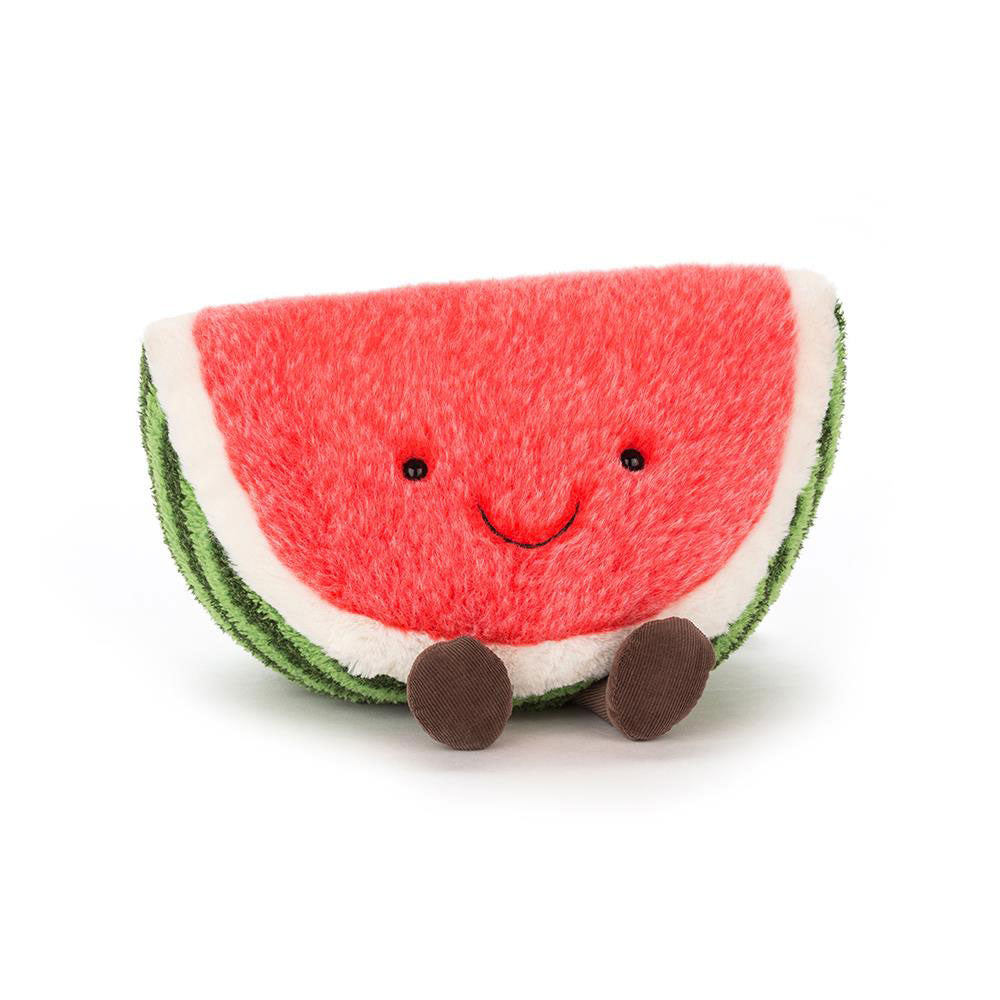Amuseables Watermelon - Soft Novelty Fruit Toy | Wobblepaws
