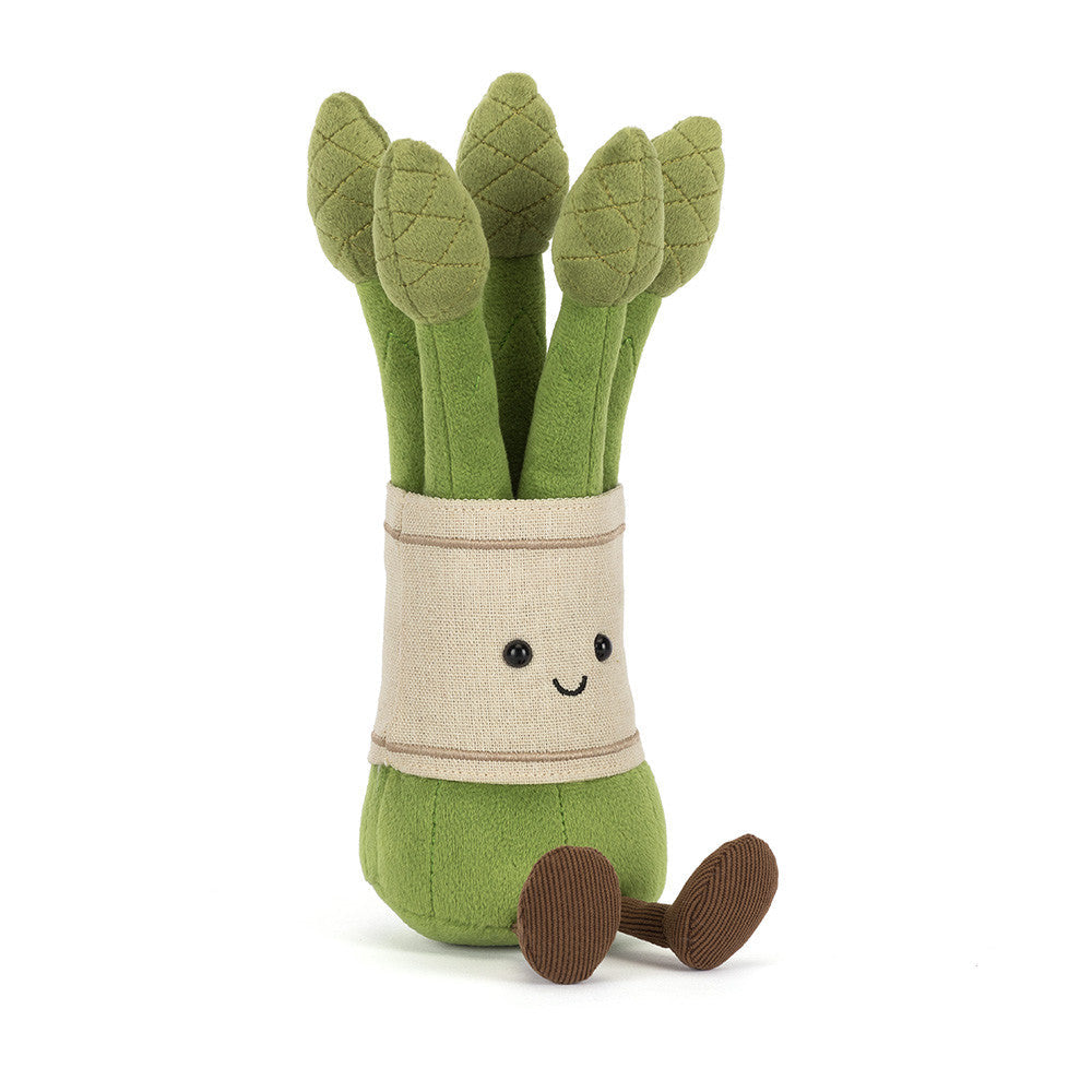 Amuseables Asparagus Plush - Soft Novelty Vegetable Toy