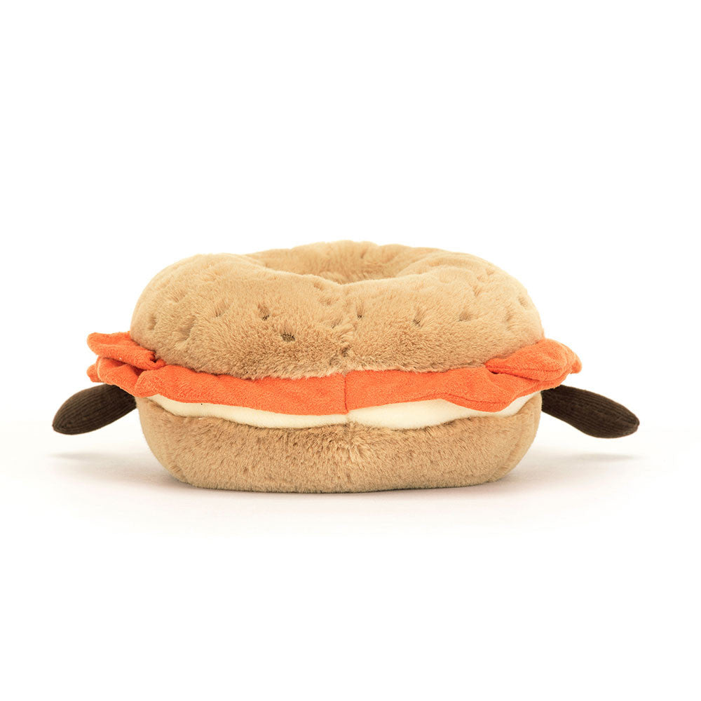 Amuseables Bagel - Soft Novelty Food Toy | Wobblepaws