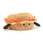 Amuseables Bagel - Soft Novelty Food Toy | Wobblepaws