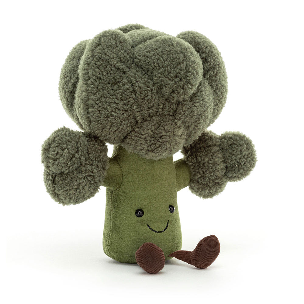 Amuseable Broccoli Plush - Soft Stuffed Vegetable Toy
