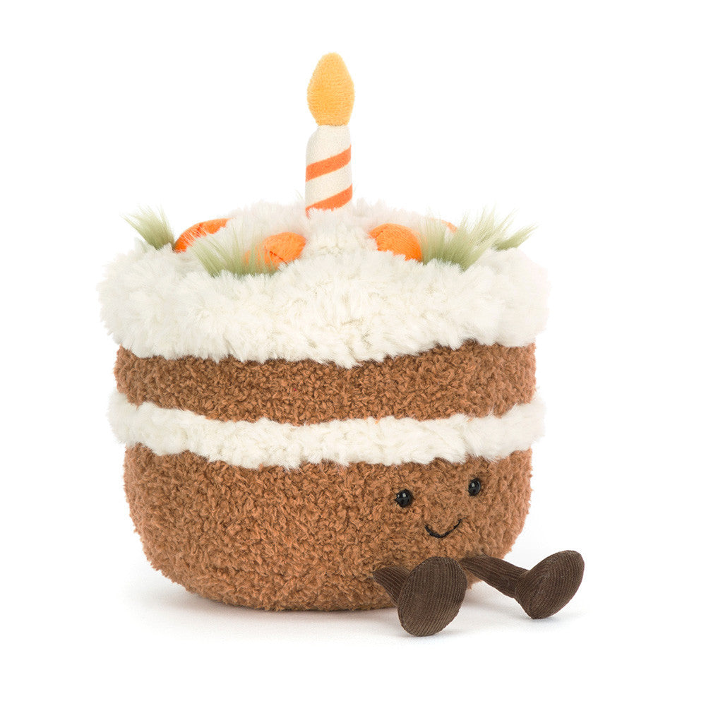 Amuseables Carrot Cake - Soft Novelty Toy | Wobblepaws
