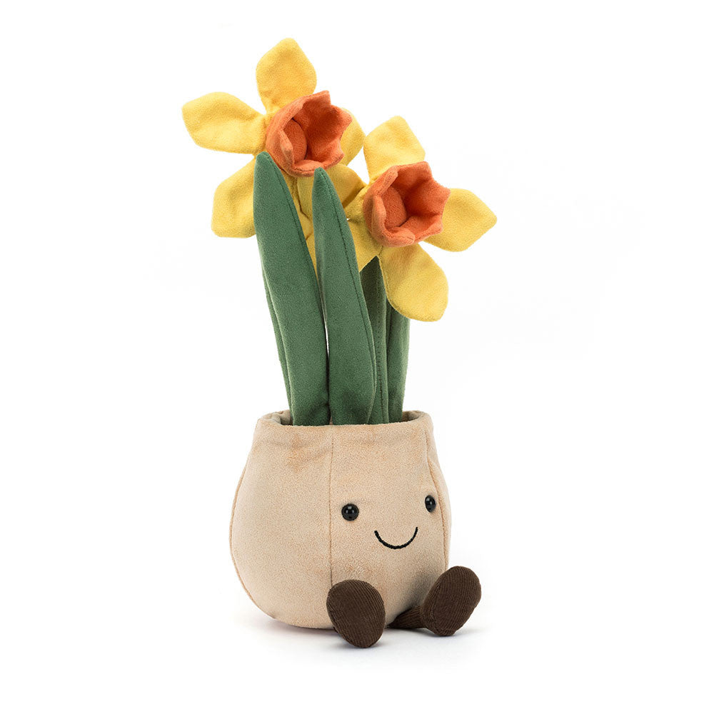 Amuseables Daffodil Pot - Soft Novelty Toy | Wobblepaws