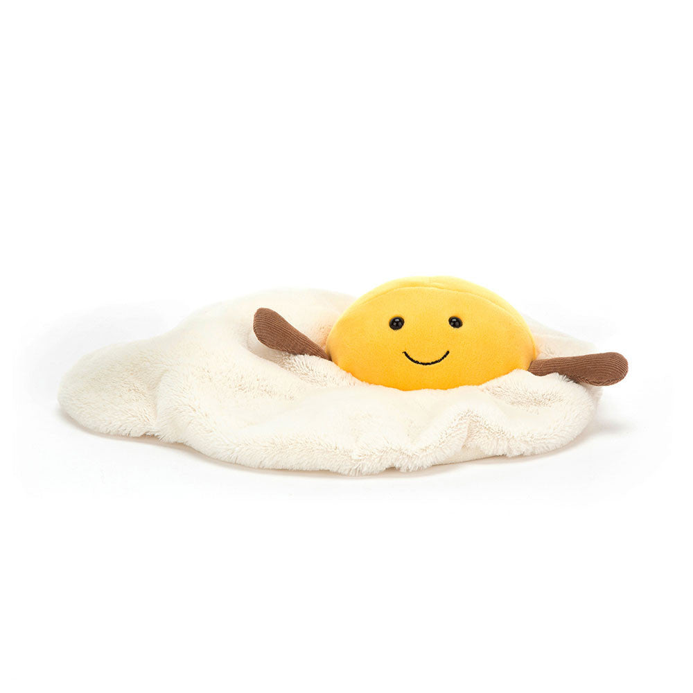 Amuseables Fried Egg - Soft Novelty Toy | Wobblepaws