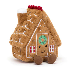 Amuseables Gingerbread House - Soft Festive Toy | Wobblepaws