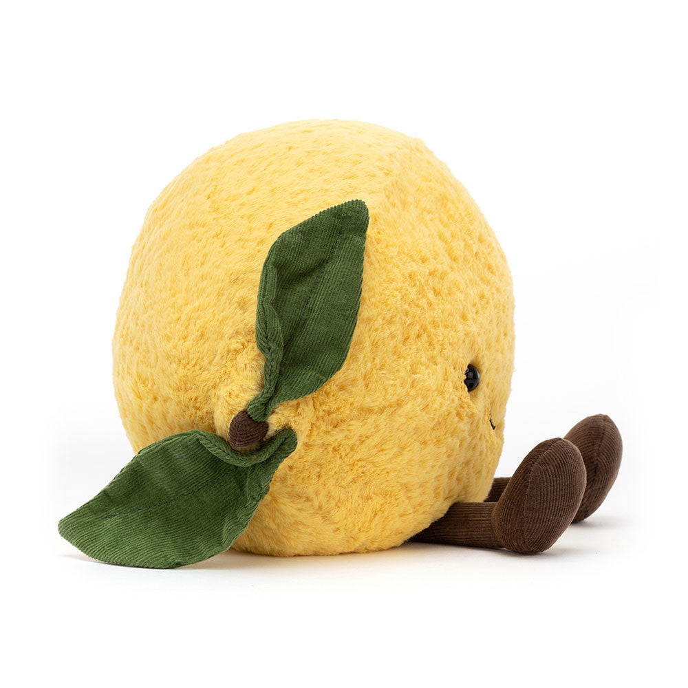 Amuseables Lemon - Soft Novelty Fruit Toy | Wobblepaws