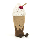 Amuseables Marin Chocolate Milkshake - Soft Novelty Toy | Wobblepaws
