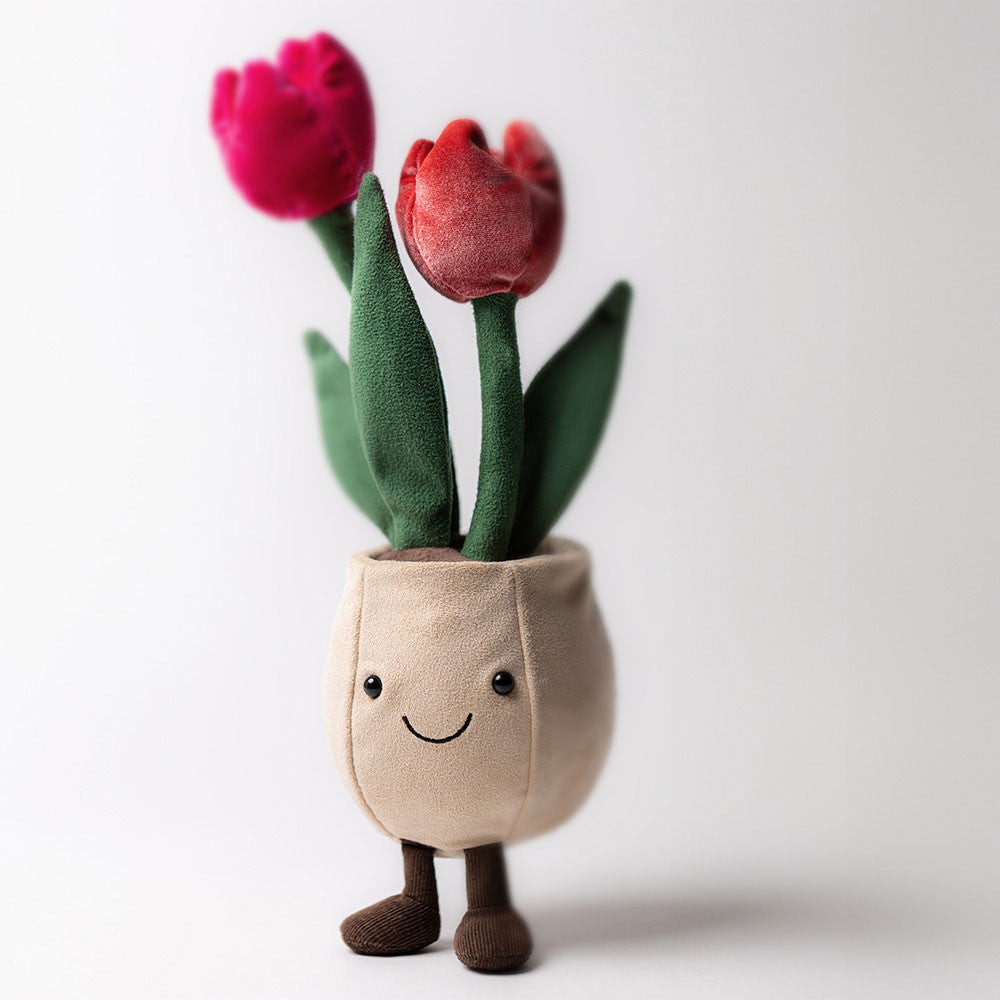 Amuseables Tulip Pot - Soft Novelty Toy | Wobblepaws