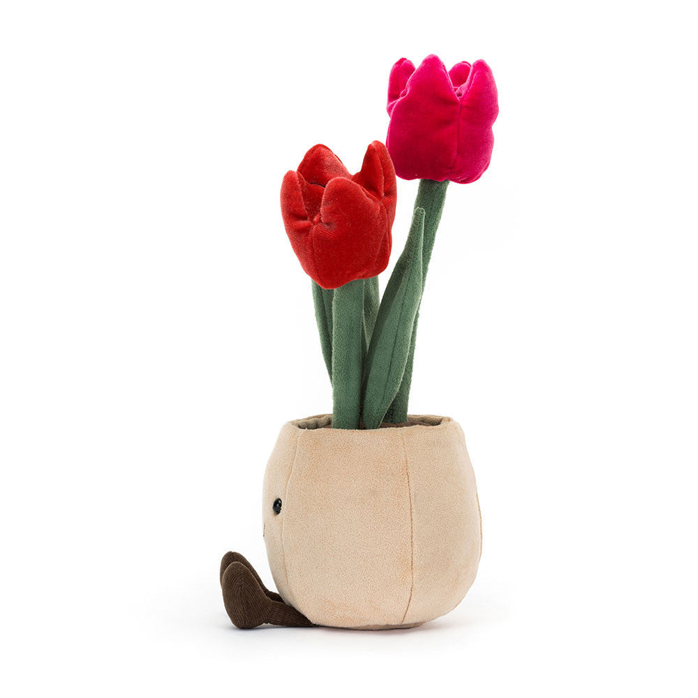 Amuseables Tulip Pot - Soft Novelty Toy | Wobblepaws