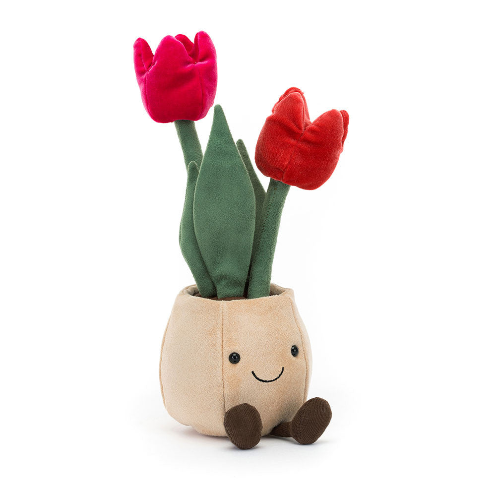 Amuseables Tulip Pot - Soft Novelty Toy | Wobblepaws