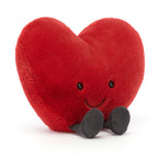 Amuseable Red Heart Plush - Soft Novelty Toy
