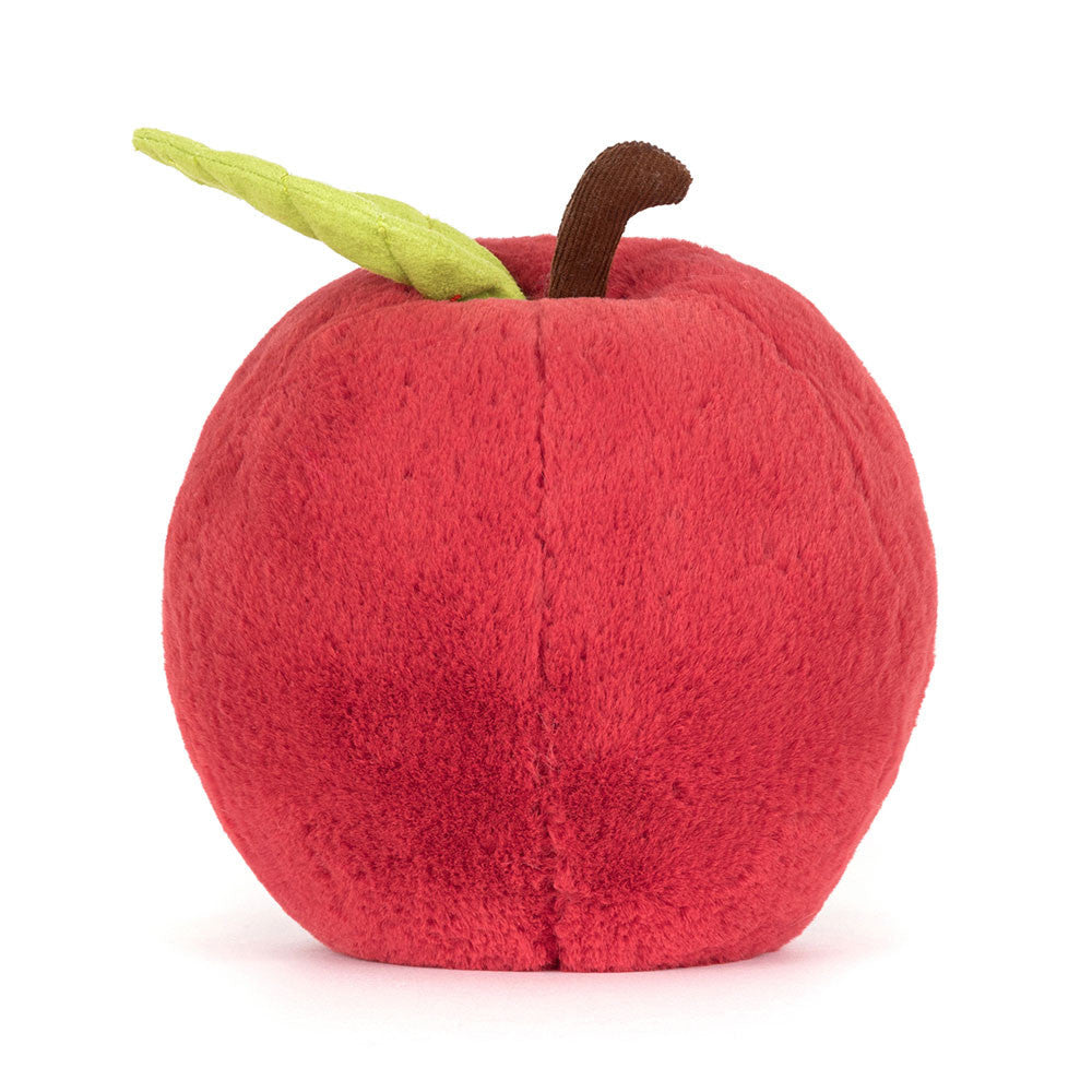 Amuseables Apple Plush - Soft Novelty Fruit Toy