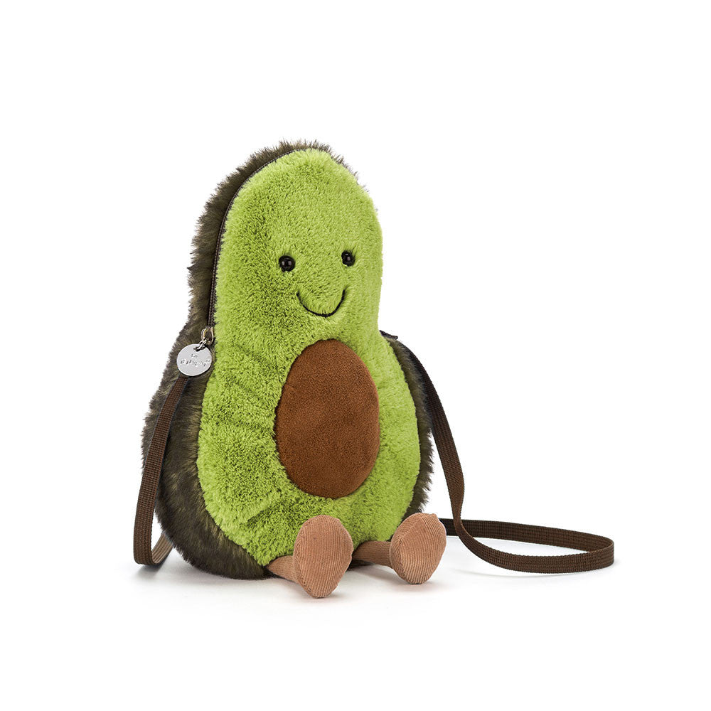 Amuseables Avocado Bag - Soft Plush Novelty Bag | Wobblepaws