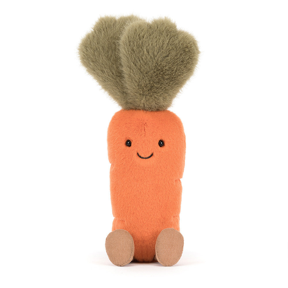 Amuseables Carrot - Soft Novelty Vegetable Toy | Wobblepaws
