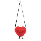 Amuseables Heart Bag - Soft Plush Novelty Bag | Wobblepaws