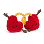 Amuseables Val & Tina Love Locks - Soft Novelty Toy | Wobblepaws