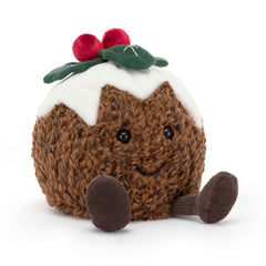 Amuseables Christmas Pudding - Soft Festive Toy | Wobblepaws