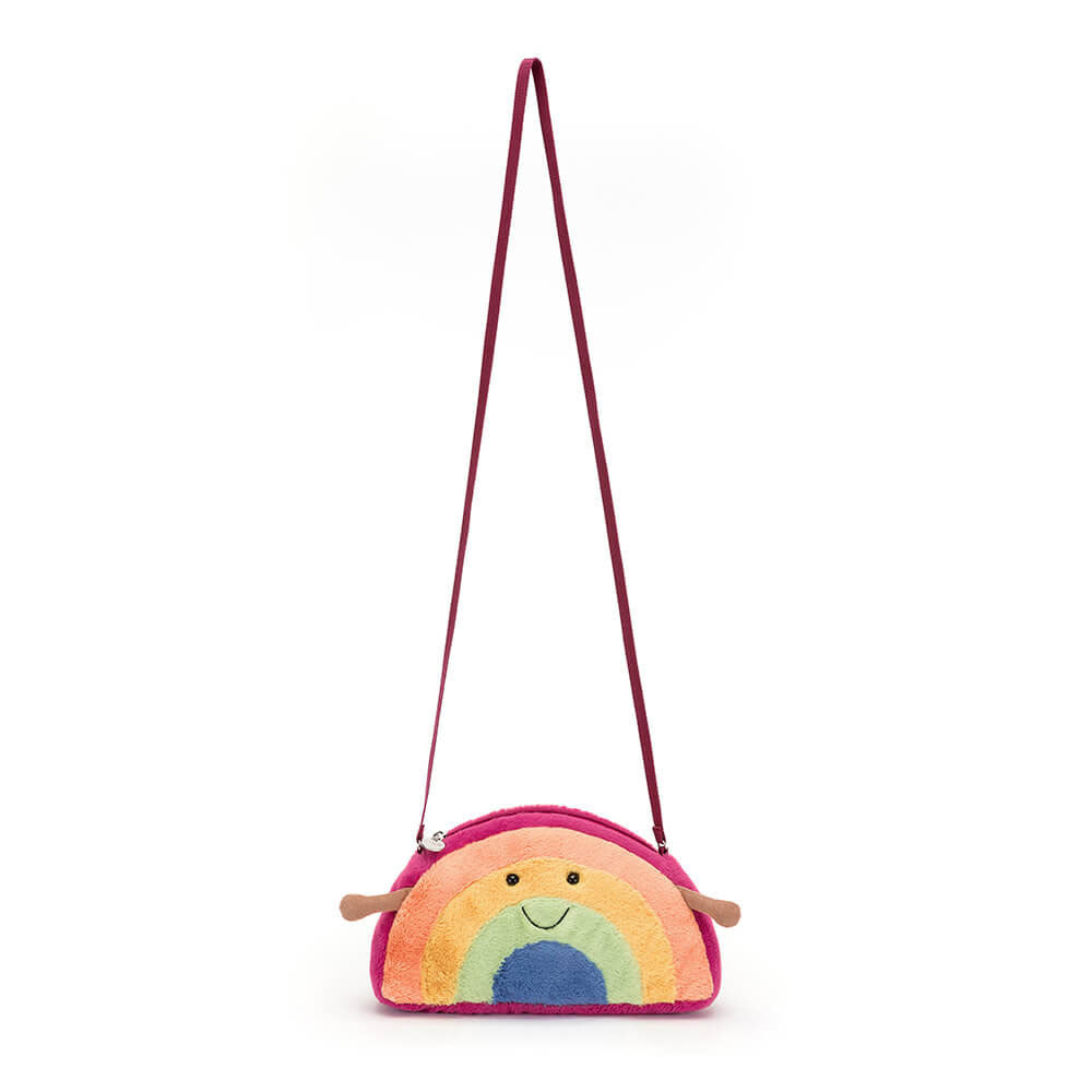Amuseables Rainbow Bag - Soft Plush Novelty Bag | Wobblepaws