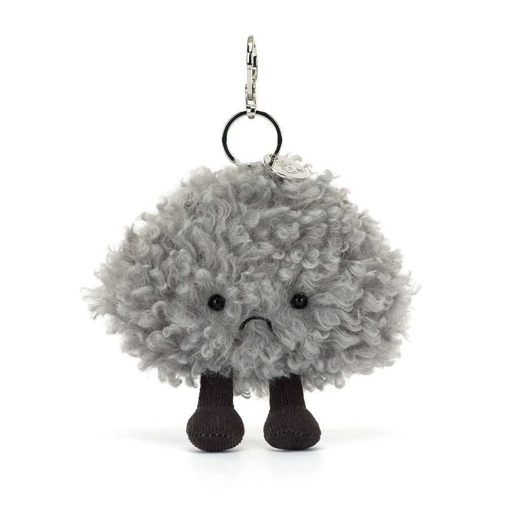 Amuseables Storm Cloud Bag Charm - Soft Plush Keychain | Wobblepaws